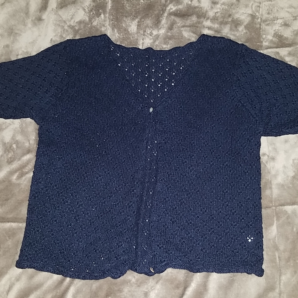 Navy blue cardigan